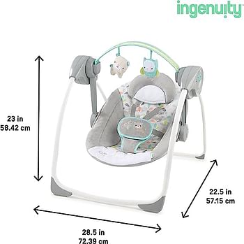 Ingenuity Comfort 2 Go Portable Swing™ - Fanciful Forest™, Piece Of 1, 10845-3