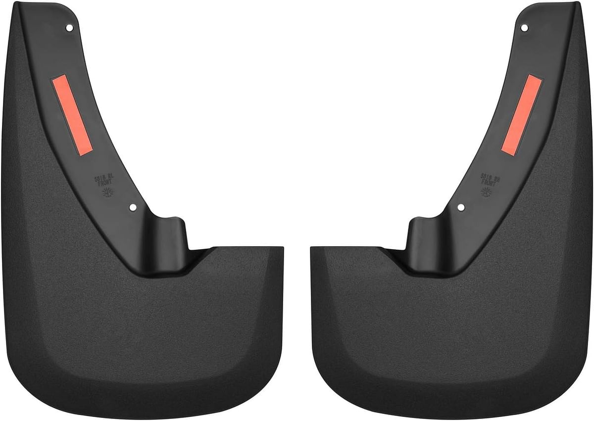 Husky Liners Mud Guards | Front - Black, 2 Pc. | 58181 | Fits 2009 - 2023 Dodge Ram 1500/Classic, 2010 - 2018 Dodge Ram 2500/3500, w/OEM Fender Flares