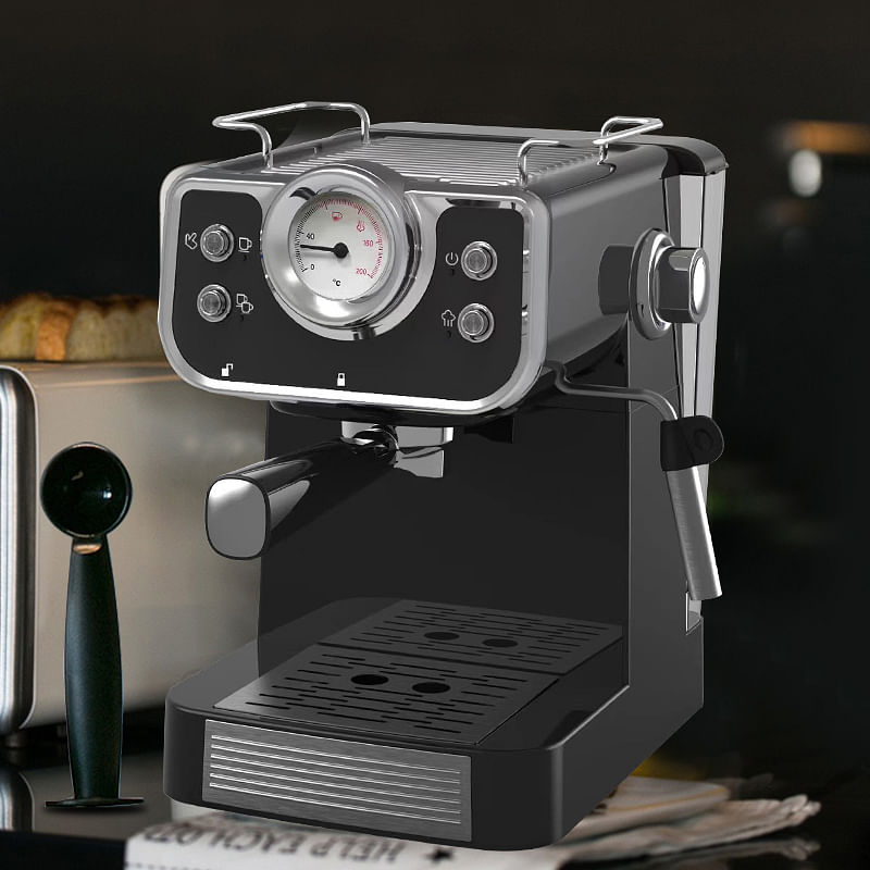 Dessini Espresso Coffee Machine 20 Bars 1500 Watts Model 3010 Black