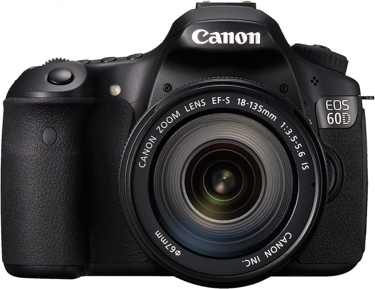 Canon EOS 60D 18 MP CMOS Digital SLR Camera with 18-135mm f/3.5 