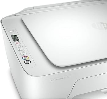 HP Deskjet 2720 All-in-One Printer, Wireless, Print, Copy, Scan - White