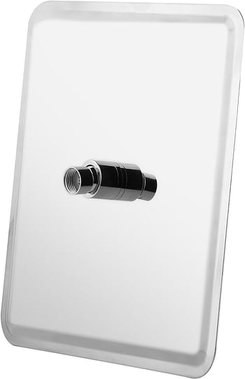 Hindware Brass Square Ultra Thin Chrome 300mm Rain Shower (Silver, F160062CP)