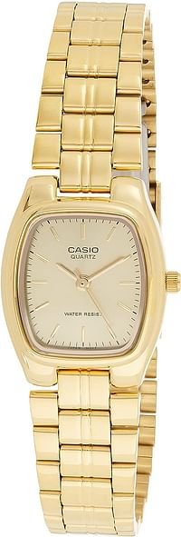 Watch for Women by Casio, Analog, Stainless Steel, Gold, LTP-1169N-9A/Analog/Gold