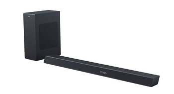 Philips 3.1 Sound Bar With Wireless Subwoofer 400 W Dolby Atmos, HDMI eARC, DTS Play-Fi Compatible, Connects with Voice Assistants TAB8805/10 Black