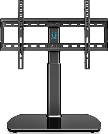 Fitueyes Universal TV Stand/Base Tabletop TV Stand with Wall Mount for 32 to 65 inch Flat screen Tvs Vizio/Sumsung/Sony Tvs/xbox One/tv components TT107001GB