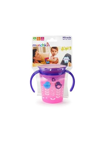 Munchkin Miracle 360 Degree Deco Trainer Cup, 6 Ounce- Multi colour
