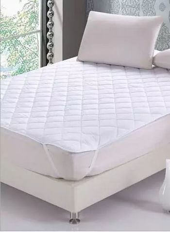 LUNA Home White Mattress Protector Pad , Bed Cover, Various Sizes