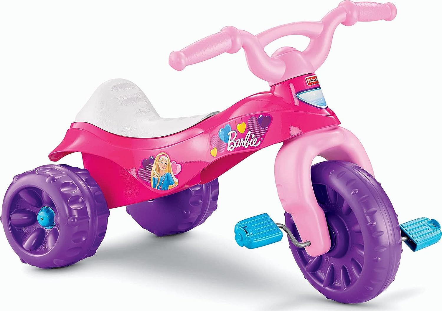 Fisher Price Barbie Toddler Tricycle Tough Trike Bike with Handlebar