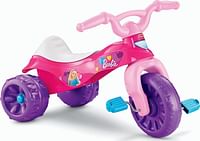 Fisher-Price Barbie Toddler Tricycle Tough Trike Bike with Handlebar Grips and Storage for Preschool Kids
