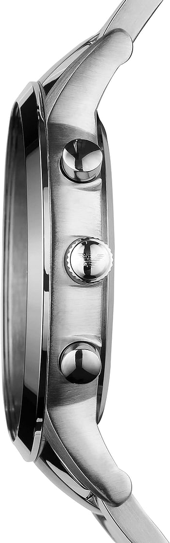 Emporio Armani AR2434 Men's Chronograph Watch With Quartz Movement - Silver