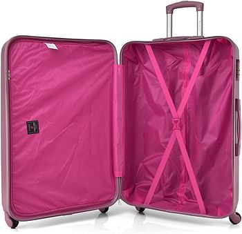 NEW TRAVEL HARD Luggage set 6 pieces size 32/28/24/20/14/12/ CS007/6P-LT PINK