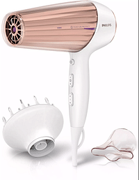 Philips Moisture Protect Hair Dryer 2300W - HP8280, White/Copper (White/Gold)