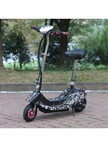 Motor Mini Electric Foldable Bike With Ergonomic And Sleek Design For Kids Black ‎‎‎93x32x46cm