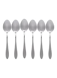 6-Piece Dinner Spoon Set Silver