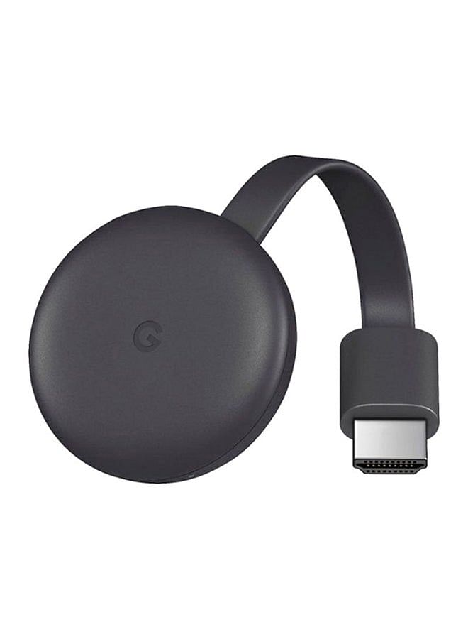 Chromecast 3 Media Streaming Device GA00439 Charcoal