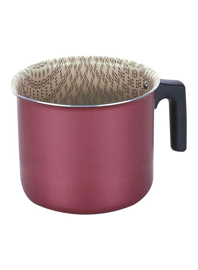 TRAMONTINA Milk Boiler Red/Beige 14cm