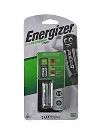 Energizer Mini Charger With Battery Silver