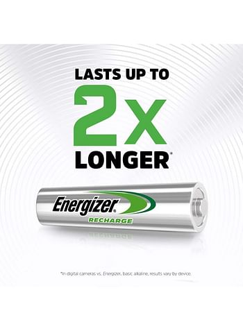 Energizer Mini Charger With Battery Silver