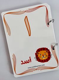 Premium Arabic Letters Flash Cards for Kids. Alif Ba Ta Cards with premium Lamination.