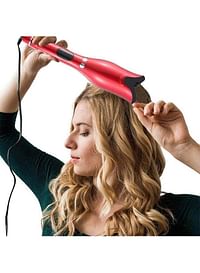 Automatic Hair Curling Iron Red