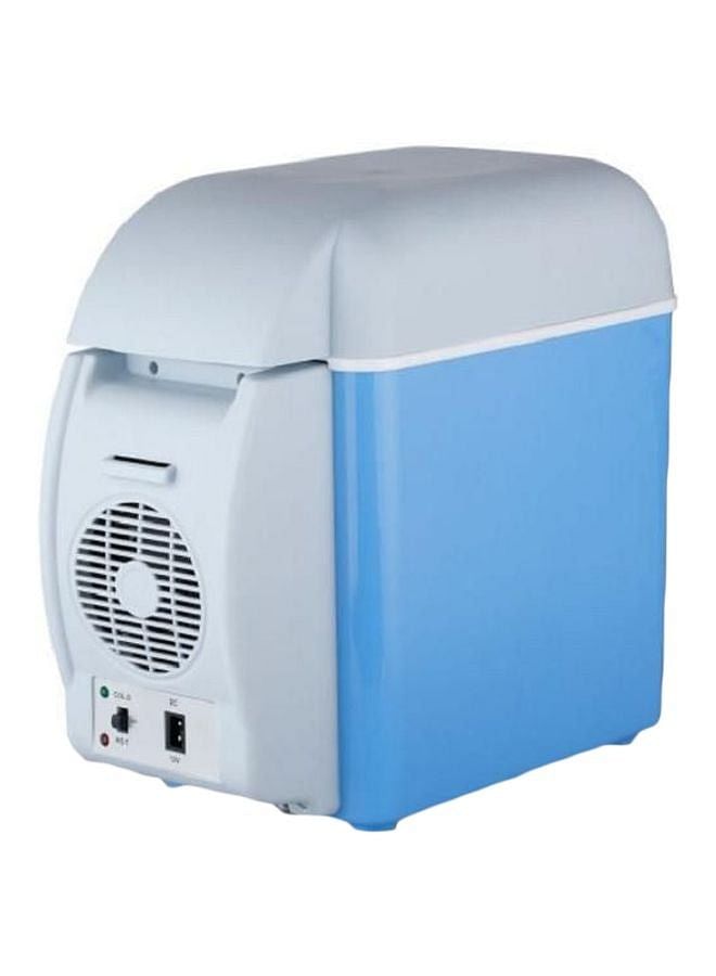 Multi-Function Portable Car Mini Fridge 7.5 L 2724675505919 Blue/White