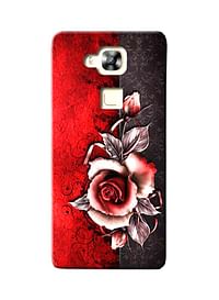 Combination Protective Case Cover For Huawei G8 Vintage Rose
