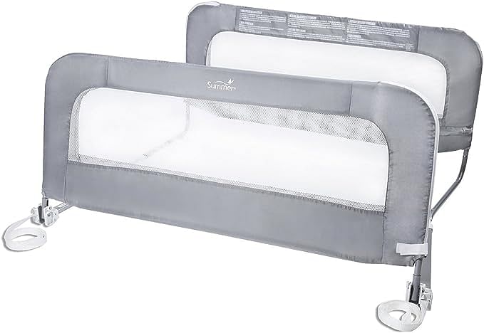 Summer Infant Double Safety Bedrail, Grey