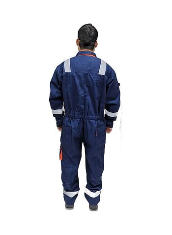 Particle Protection A40 Coverall Saftey Suit Navy XL