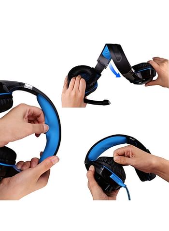 Stereo Over-Ear Gaming Wired Headset With Microphone For PS4 /PS5/XOne/XSeries/NSwitch/PC