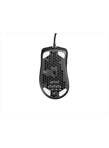 Glorious Model D- (Minus) Wired Gaming Mouse - RGB 62g Lightweight Ergonomic Wired Gaming Mouse - Backlit Honeycomb Shell Design Mice (Glossy Black)