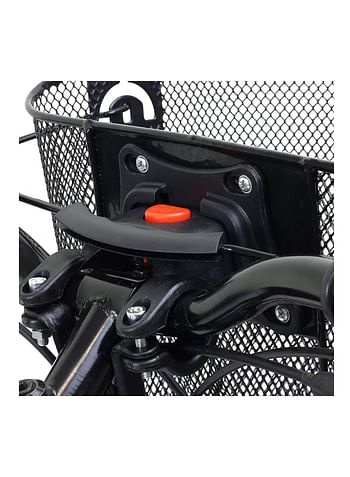 Bike Front Carrier Basket Pet Carrier Quick Release Basket designed Metal Mesh Basket for Front of Bicycle