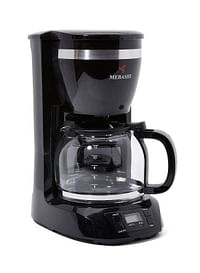 Drip Coffee Machine 900 W ME-DCM 1001B Black/Clear