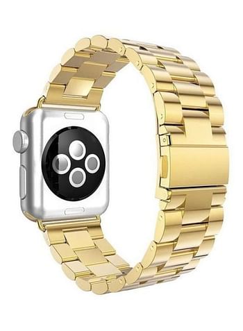 Steel Replacement Band For Apple Watch Series 4/5 Gold