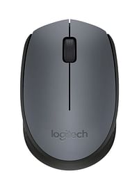 Logitech M170 Wireless Mouse For PC and Laptop Grey/Black