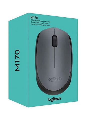 Logitech M170 Wireless Mouse For PC and Laptop Grey/Black