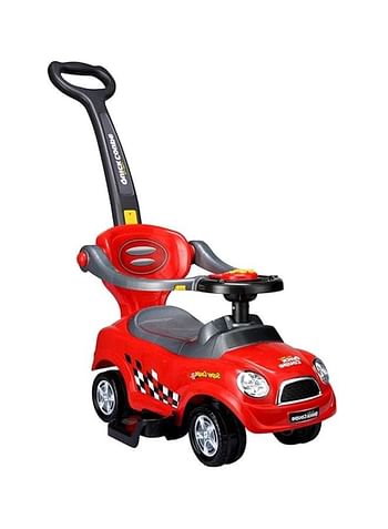 3-In-1 Deluxe Mega Push Car With Handle 58.4 x 45.5cm