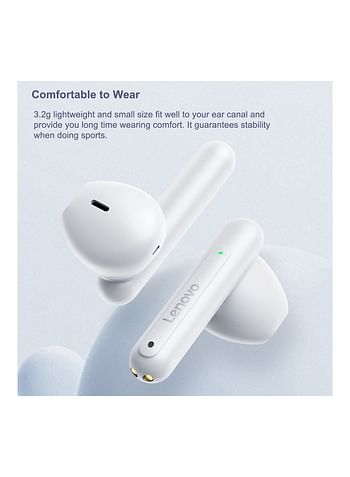 Lenovo LP1 Pro TWS Wireless Earbuds Bluetooth Type-C Fast Charge Headphones with Mic Silver