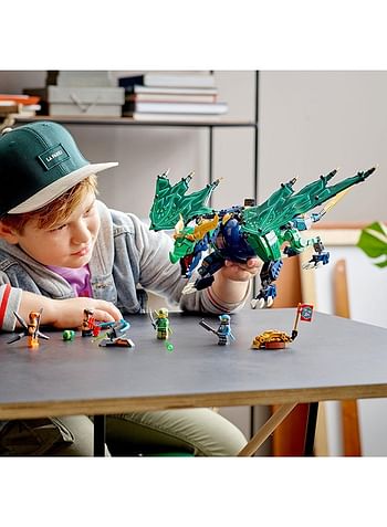 Lego 71766 747 Pieces Highly Posable Dragon Toy Ninjago Lloyd’s Legendary Dragon Building Kit 8+ Years