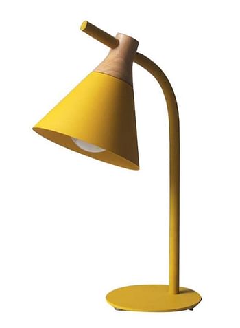 Urban Metal Table Lamp Yellow/Brown