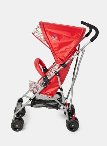 Lightweight Umbrella Baby Stroller Compact And Suitable For Travel With Adjustable Leg Rest Ideal For Newborn Baby To 3 Years Red