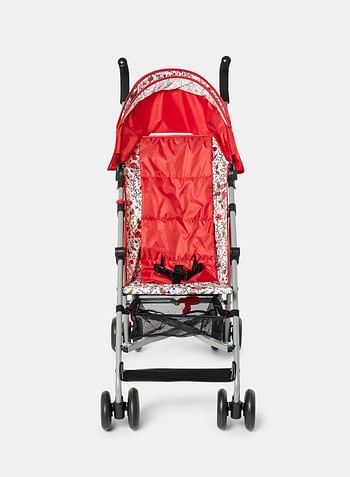 Lightweight Umbrella Baby Stroller Compact And Suitable For Travel With Adjustable Leg Rest Ideal For Newborn Baby To 3 Years Red