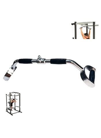 ULTIMAX V-Shaped Bar Press Down Bar Cable Attachments Multi Gym Attachment Pro Tricep -28 Inch