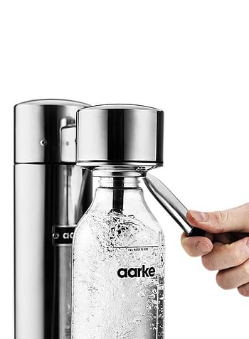 Aarke Carbonator Sparkling Water Maker AA01-STEEL Silver