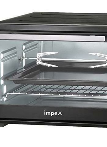 Impex Multifunction Electric Convection Oven with Rotisserie functions 35 L 1500 W OV 2901 Black/Silver