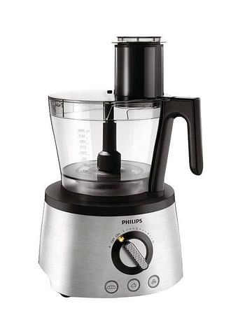 Philips Full Size Mixed Food Processor Hr 7778 Black/Silver