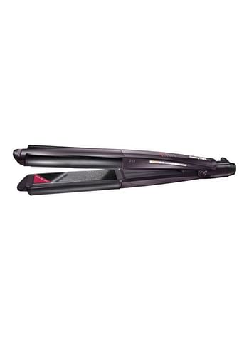 BaByliss Hair Straightener Wet And Dry Straight - Dual-Function Straightening, Curling Advanced Heat Technology With Quick Heat-Up Time - Long-Lasting Results, Salon-Quality Styling - ST330SDE Black 350grams