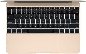 أبل ماك بوك إير 2017 A1534، شاشة 12 بوصة، كور 1.2 جيجا هرتز، رام 8 جيجابايت، 256 جيجابايت اس اس دي ام3، لوحة مفاتيح إنجليزية - ذهبي