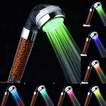 Other LED Color Changing Shower Head with Spa Shower Filter