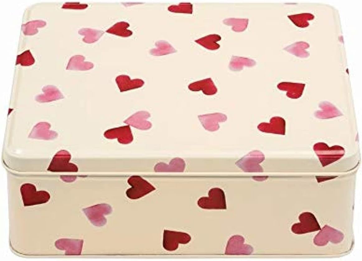 Emma Bridgewater 2.85 Liter Pink Hearts Deep Storage Rectangular