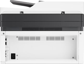 طابعة HP Laser MFP 137fnw متعددة المهام لطباعة ونسخ ومسح وإرسال فاكسات - اللون: أبيض [4ZB84A]